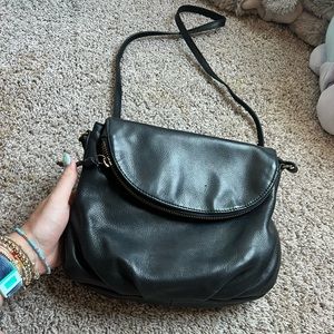 Margot black sack cross body